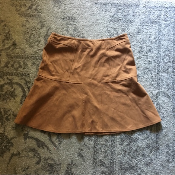 Amazing SUEDE camel/caramel skirt. Wonderful! - Picture 1 of 3